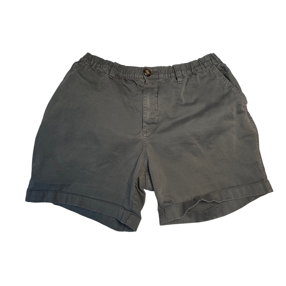 Chubbies Mens Everyday Shorts Charcoal Grey Elastic Waist 5.5" Inseam Size Med